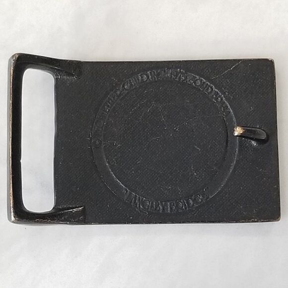 Vintage Tech Ether Guild Langley Bridge Solid Brass belt buckle 1975 - Picture 2 of 9